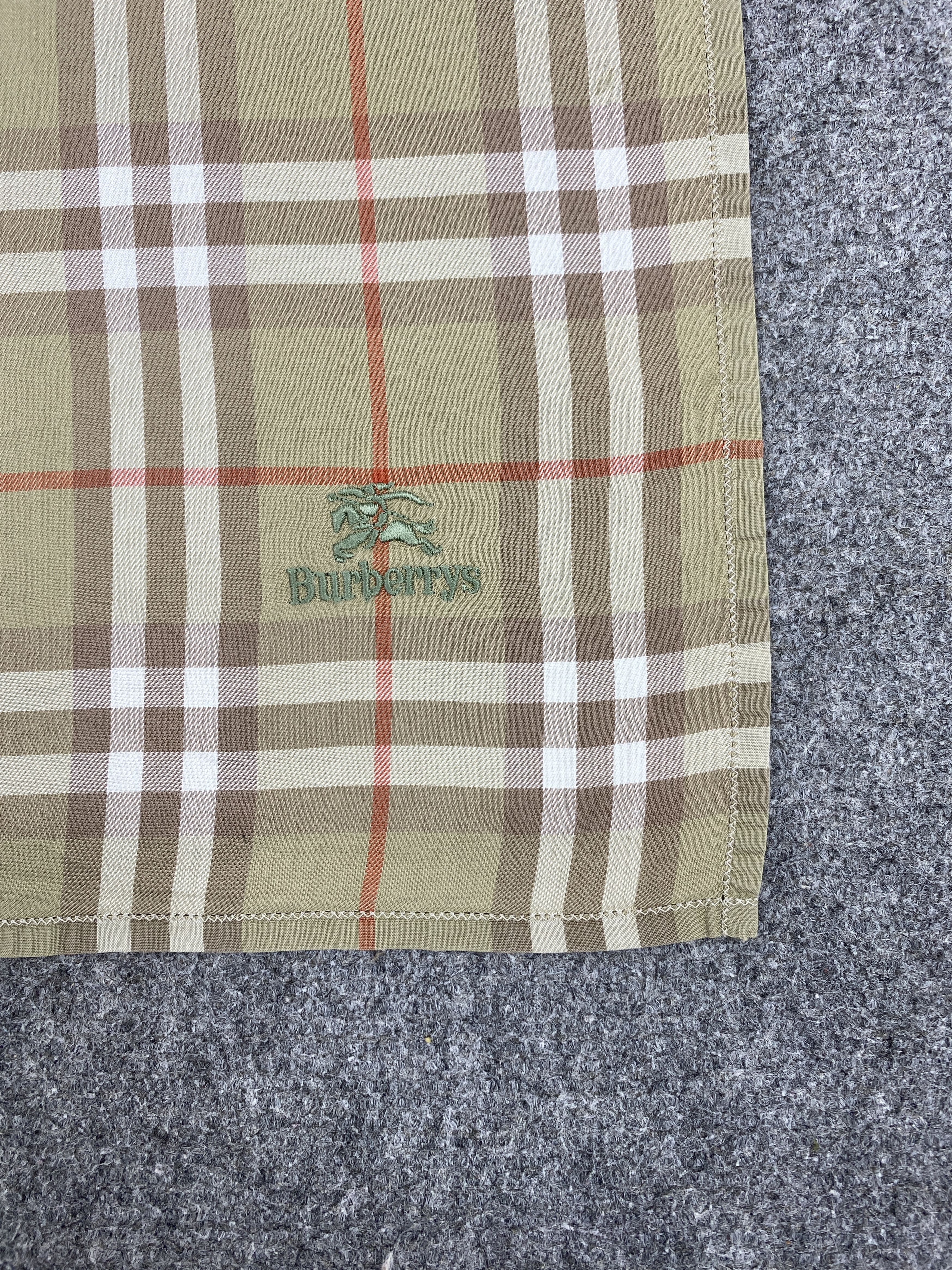 Burberry × Vintage Burberrys Handkerchief / Bandana / Neckerchief HKC0292 Size ONE SIZE - 5 Thumbnail