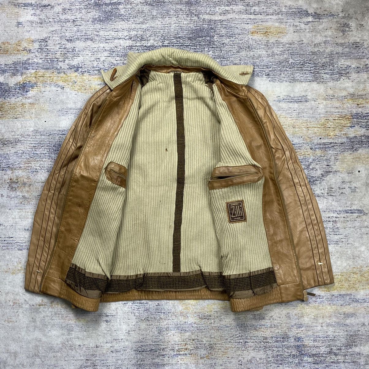 Vintage × Zilli vintage zilli leather jacket Size US L / EU 52-54 / 3 - 11 Thumbnail