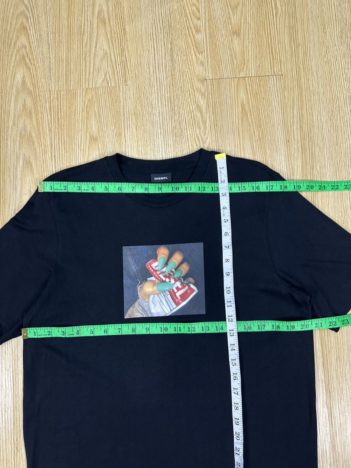 Diesel Diesel Black Printed Tshirt A936 Size US M / EU 48-50 / 2 - 6 Thumbnail