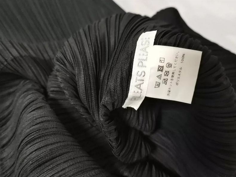 Issey Miyake Issey Miyake sizeL3 Black semi-high-neck short-sleeved shi Size XS / US 0-2 / IT 36-38 - 3 Thumbnail