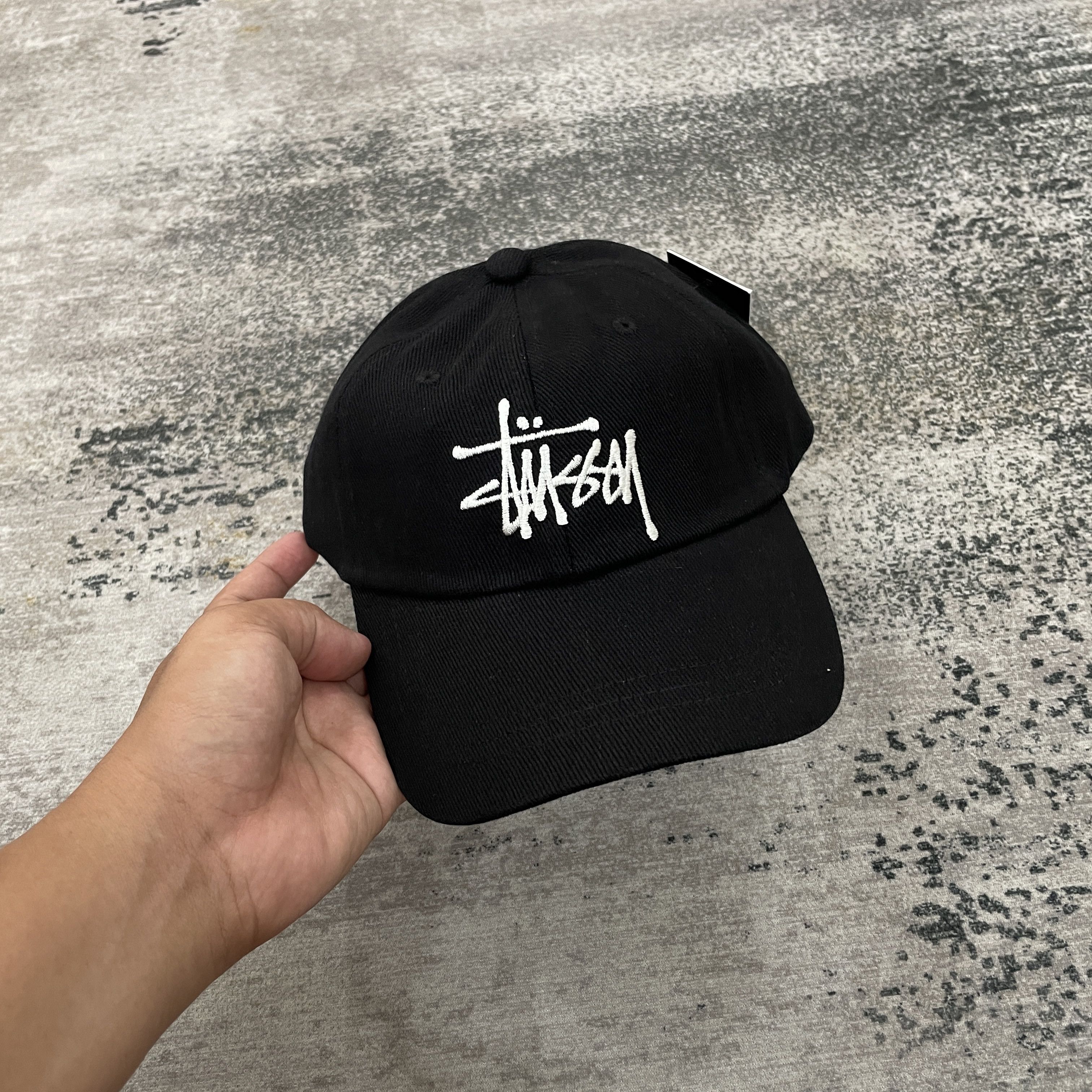 Stussy Stussy Big Logo Cap Black Size ONE SIZE - 2 Thumbnail