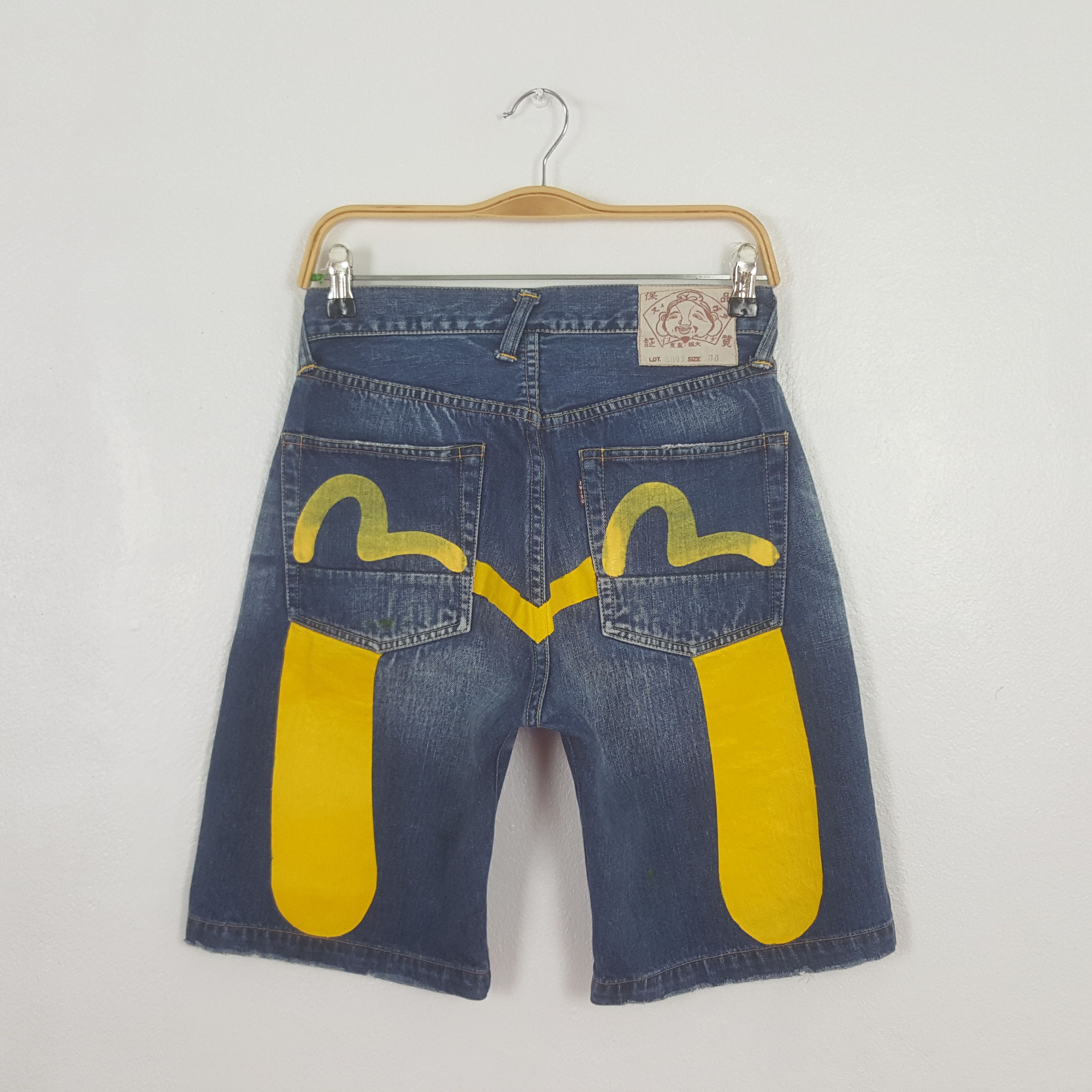 Evisu Vintage Evisu Japanese Daicock Custom Shorts Jeans C318N13 Size US 27 - 1 Thumbnail