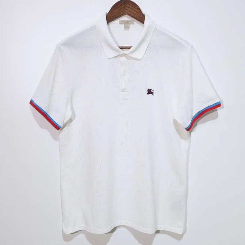 Burberry Burberry Women's Cotton T-Shirt in White Size L / US 10 / IT 46 - 1 Thumbnail