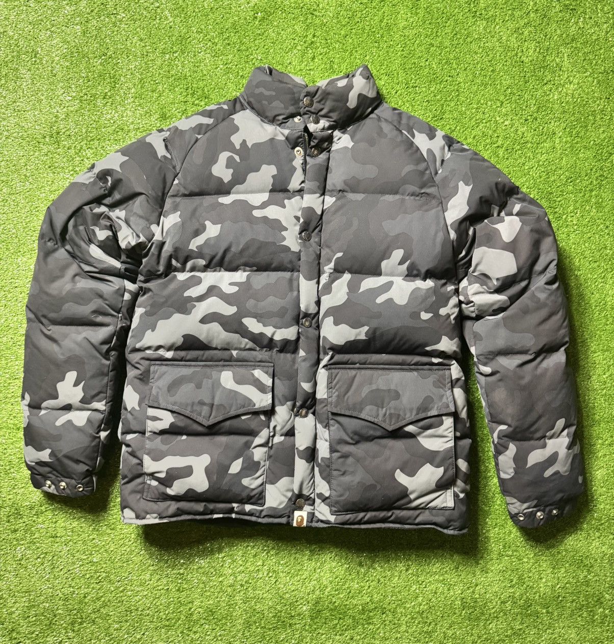 Bape Woodland Camo Down Jacket Size US M / EU 48-50 / 2 - 1 Thumbnail