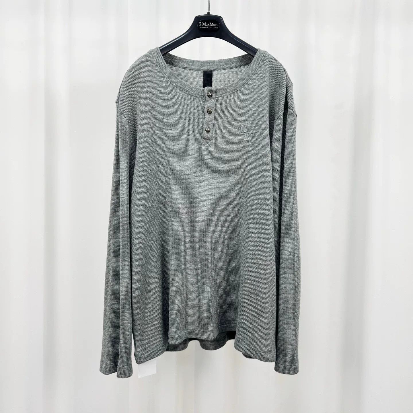 Chrome Hearts Chrome Hearts Embroidered Waffle Knit Longsleeve Size US XL / EU 56 / 4 - 1 Thumbnail