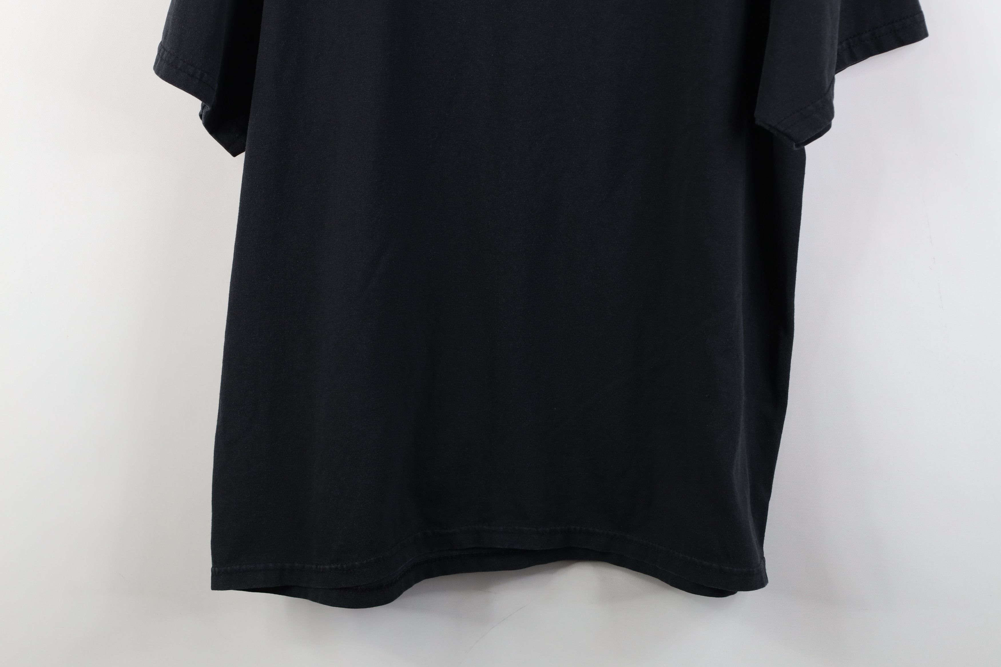 Hanes Vintage 90s Y2K Hanes Heavyweight Short Sleeve T-Shirt Black Size US L / EU 52-54 / 3 - 11 Thumbnail