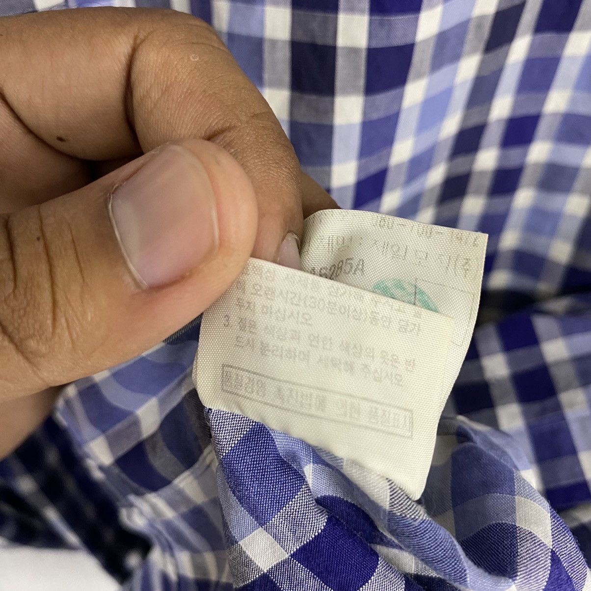 Summer YSL Blue Shirt Striped Logo