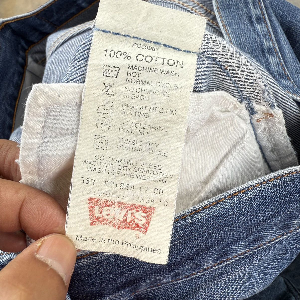 Levi's Vintage Clothing VINTAGE LEVI’S 512 FADED JEAN DENIM PANTS Size US 33 - 12 Thumbnail