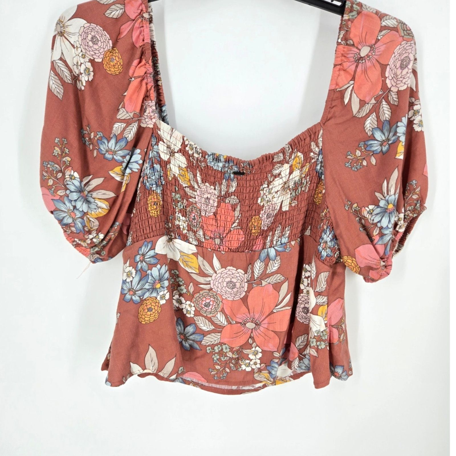 O'Neill NEW O'Neill Autumn Babydoll Woven Top in Size S Size S / US 4 / IT 40 - 5 Thumbnail