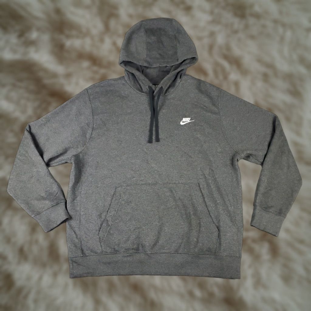 Nike Nike Hoodie Mens Large Gray Swoosh Dri Fit Pullover Sweatshirt Size US L / EU 52-54 / 3 - 1 Thumbnail