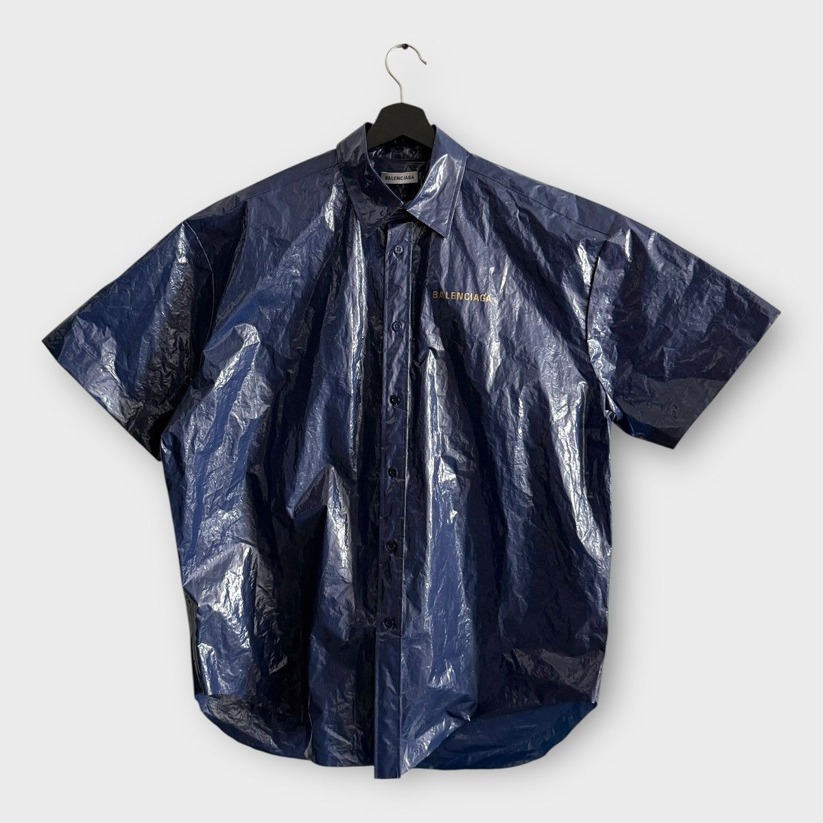 Balenciaga ARCHIVAL! Balenciaga SS18 Garbage Bag Shirt Size US L / EU 52-54 / 3 - 1 Thumbnail
