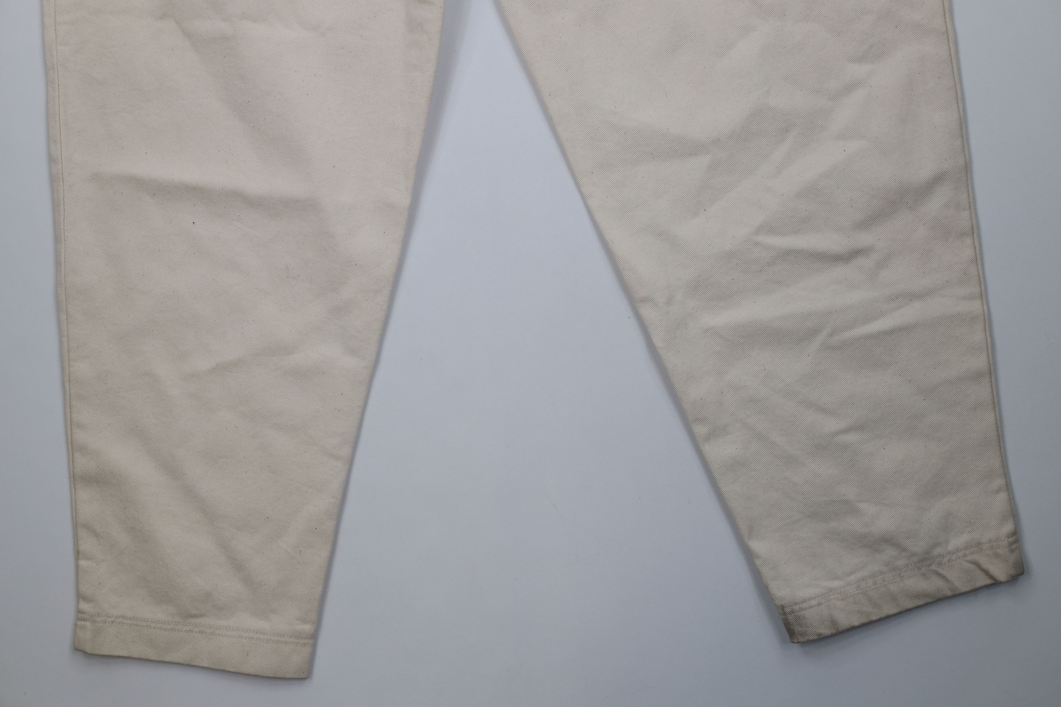 Fila Deadstock Vintage 90s Fila Baggy Skateboard Jeans Cream Size US 38 / EU 54 - 15 Thumbnail