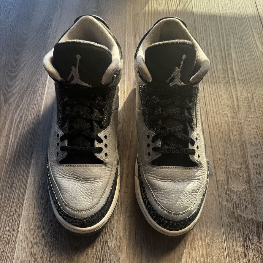Jordan Brand NIKE • JORDAN 3 Retro "Wolf Grey" (13M) Size US 13 / EU 46 - 4 Thumbnail