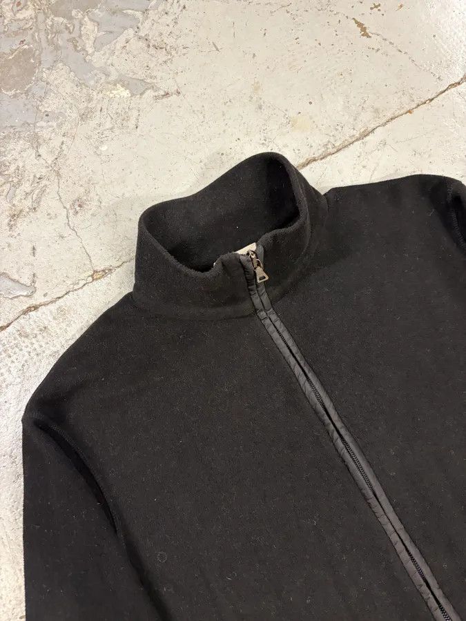 Prada 2000s Prada Black Wool & Nylon Fleece Hybrid Jacket Size US M / EU 48-50 / 2 - 5 Thumbnail