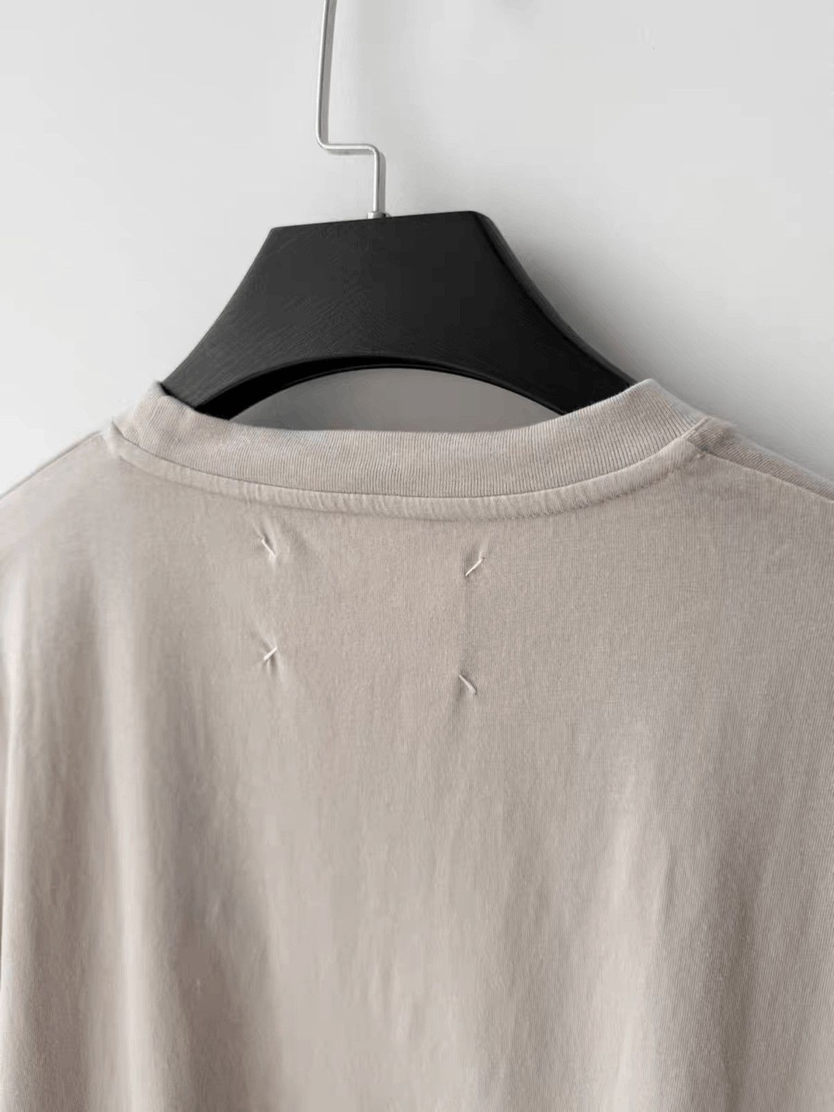 Sz 46 Maison Margiela 18SS Basic off white Tee mojos21561025