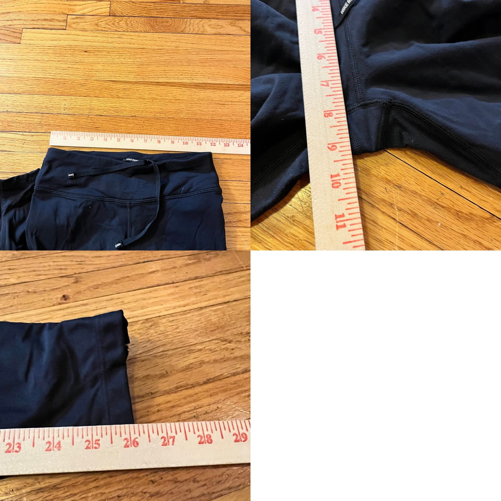 Nike VINTAGE Nike Shield Leggings Womens XS Epic Lux Running Tight AQ8059 Black Size 26" / US 2 / IT 38 - 8 Thumbnail