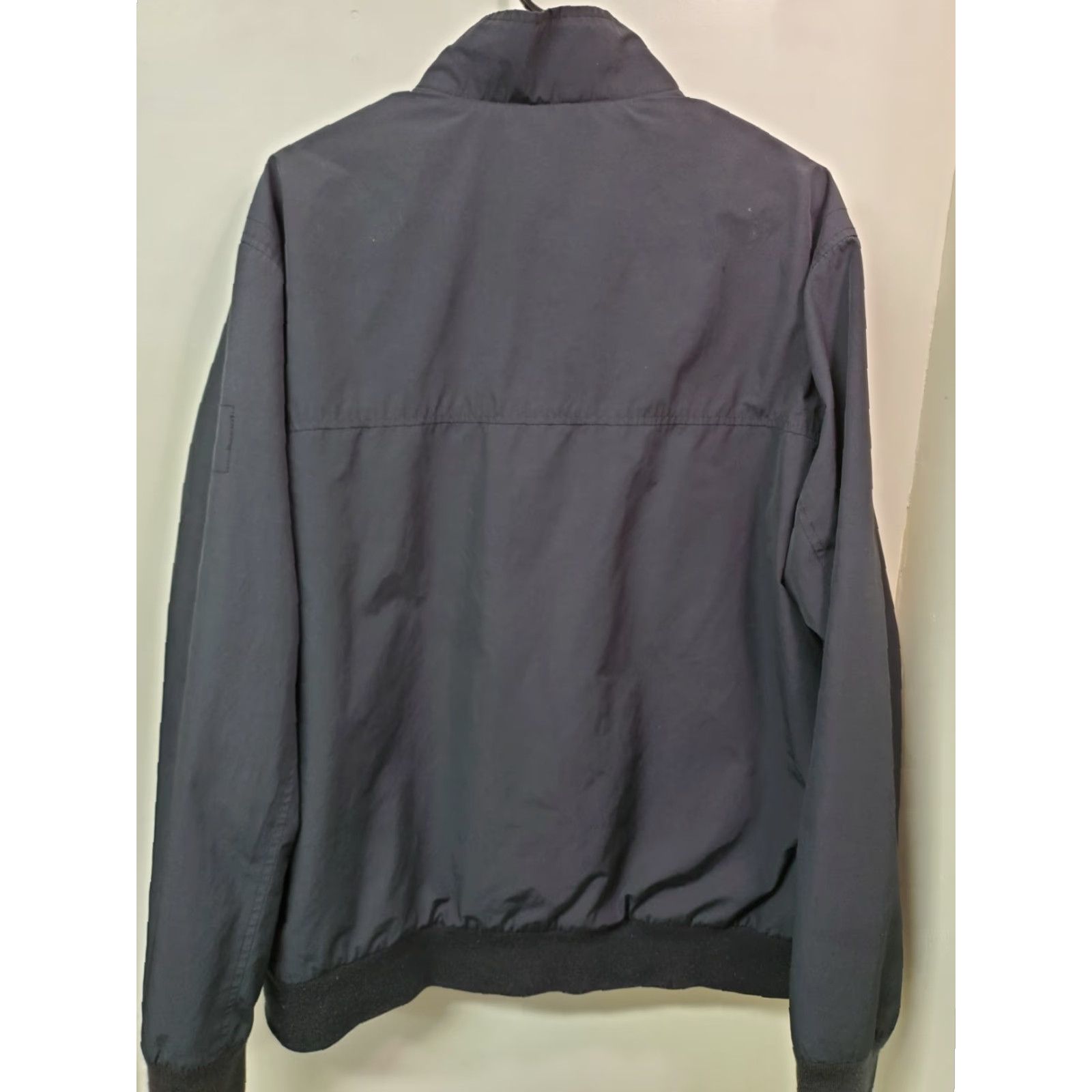 Old Navy Old Navy Jacket XL Black P.S. Smith Bomber Lined Full Zip Pockets Wool? No, Polyurethane Shell Size US XL / EU 56 / 4 - 7 Thumbnail