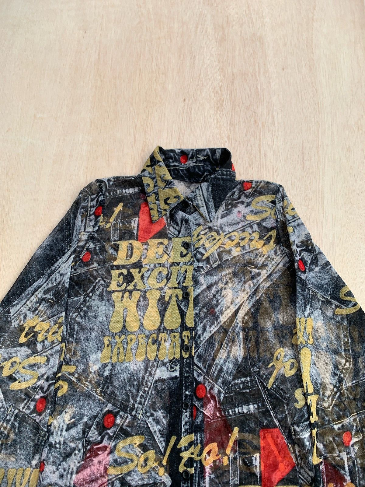 Japanese Brand Vintage Abstrak Ifsixwasnine Style Shirt Size M / US 6-8 / IT 42-44 - 2 Thumbnail
