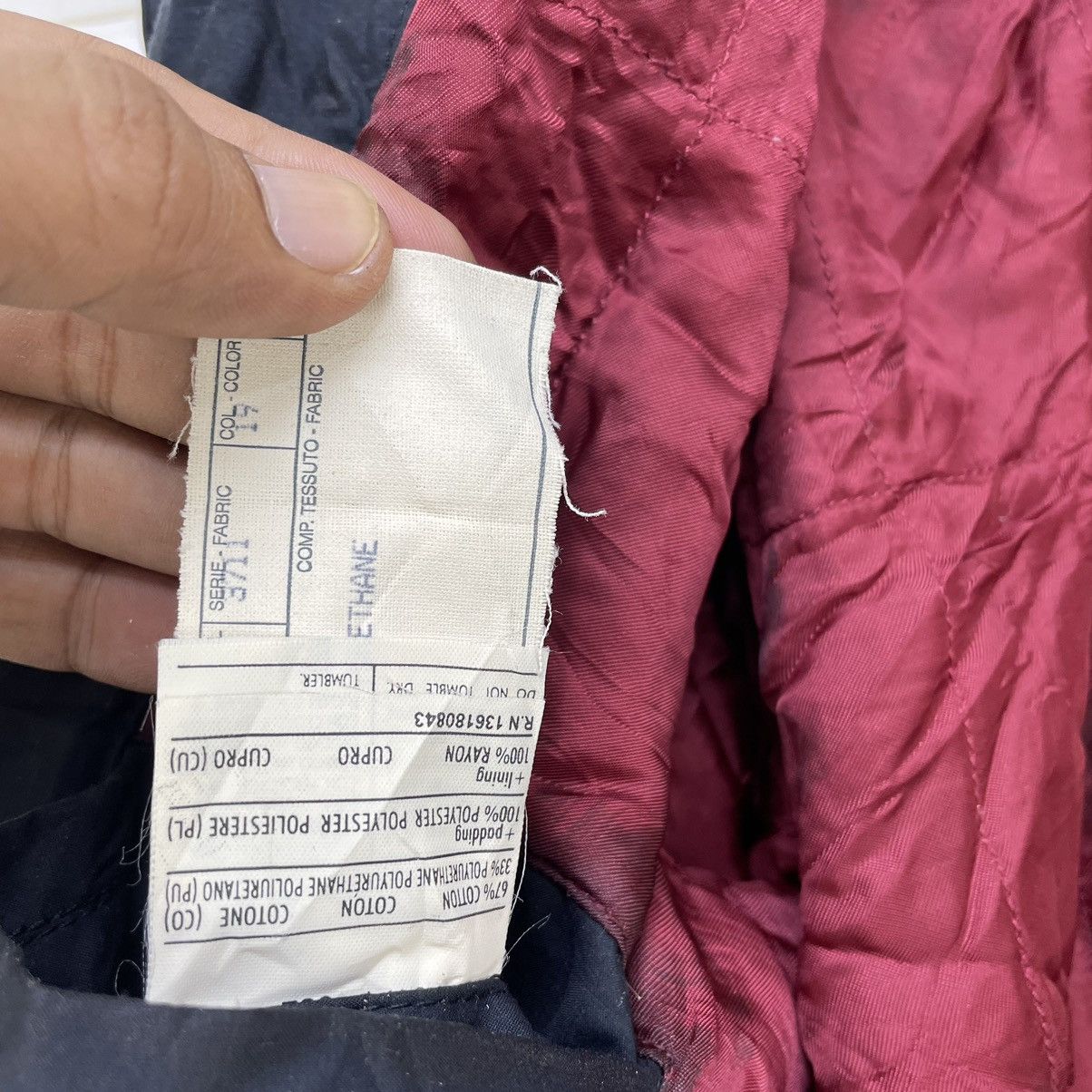 Salvatore Ferragamo × Vintage Salvatore Feragamo Made In Italy Waxed Jacket Size US M / EU 48-50 / 2 - 10 Thumbnail
