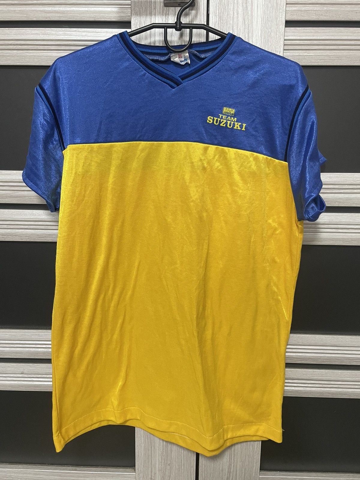 Vintage Vintage 80s Team Suzuki Rema Sport T-Shirt Size US L / EU 52-54 / 3 - 1 Thumbnail