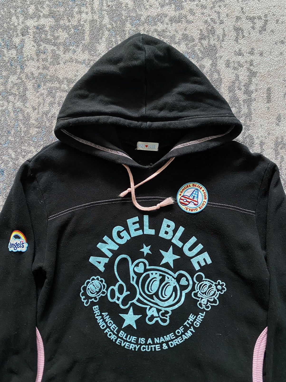 Angel Blue 2000s Japanes Angle Blue Hoodie Size US L / EU 52-54 / 3 - 3 Thumbnail
