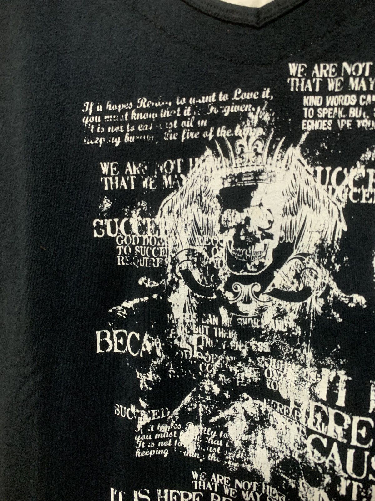 Le Grande Bleu (L.G.B.) Japanese Commontage Poem Double Layer Tee Shirt Size US L / EU 52-54 / 3 - 10 Thumbnail
