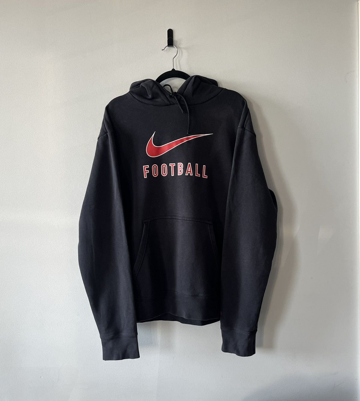 Nike Nike Sportswear “Football” Hoodie Black Streetwear Size XL Size US XL / EU 56 / 4 - 2 Thumbnail