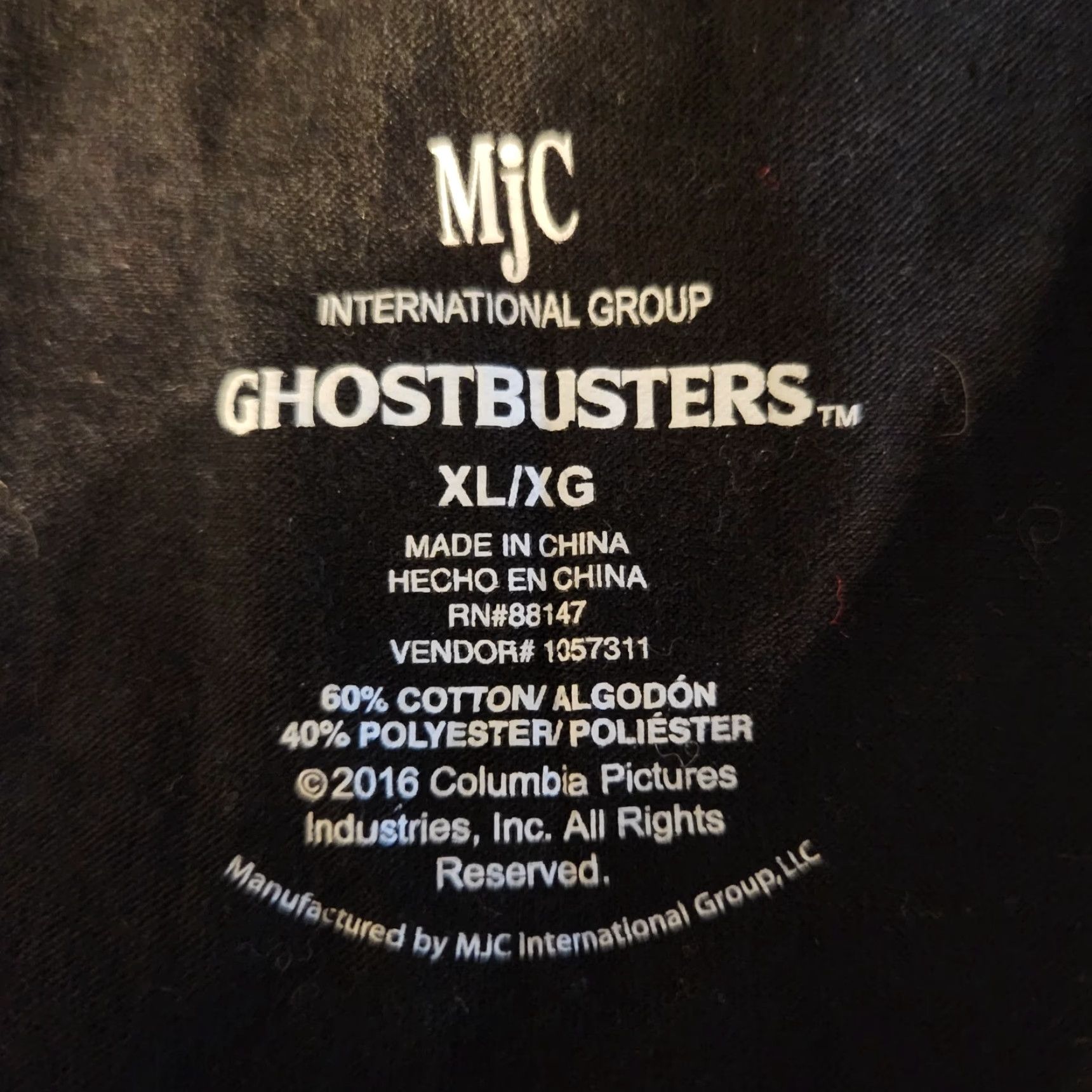 Vintage Ghostbusters T-Shirt Mens XL Graphic Print Slimer Tank Top Black New Size US XL / EU 56 / 4 - 6 Thumbnail