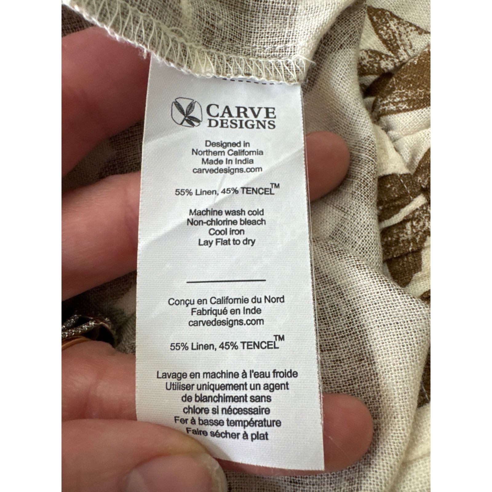 Other CARVE DESIGNS Rhett Linen Short Rum Print Size XS NWT Size 25" / US 0 / IT 36 - 5 Thumbnail