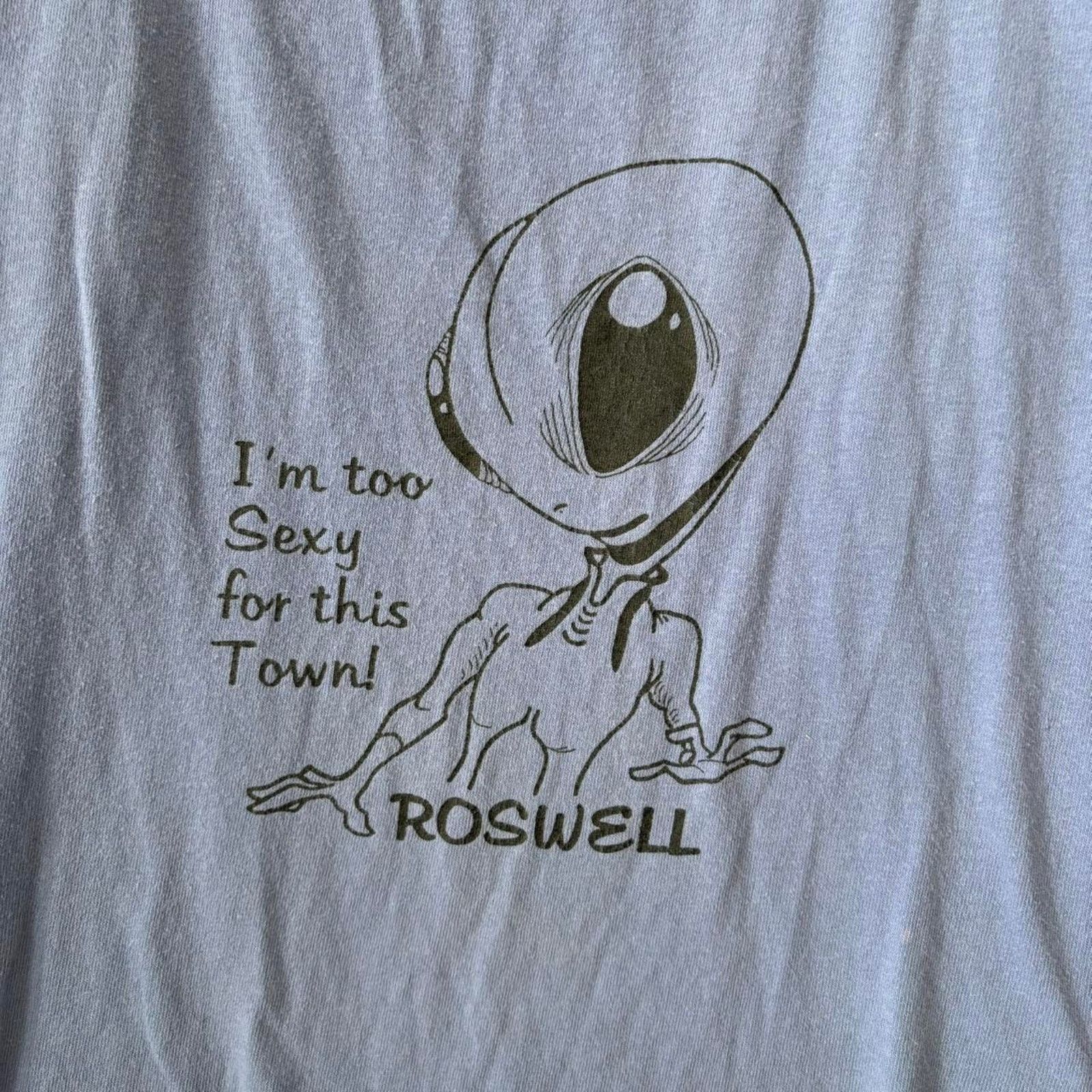 Other Vintage Roswell Alien Tank Top Sexy XL New Mexico Y2K UFO Size US XL / EU 56 / 4 - 4 Thumbnail