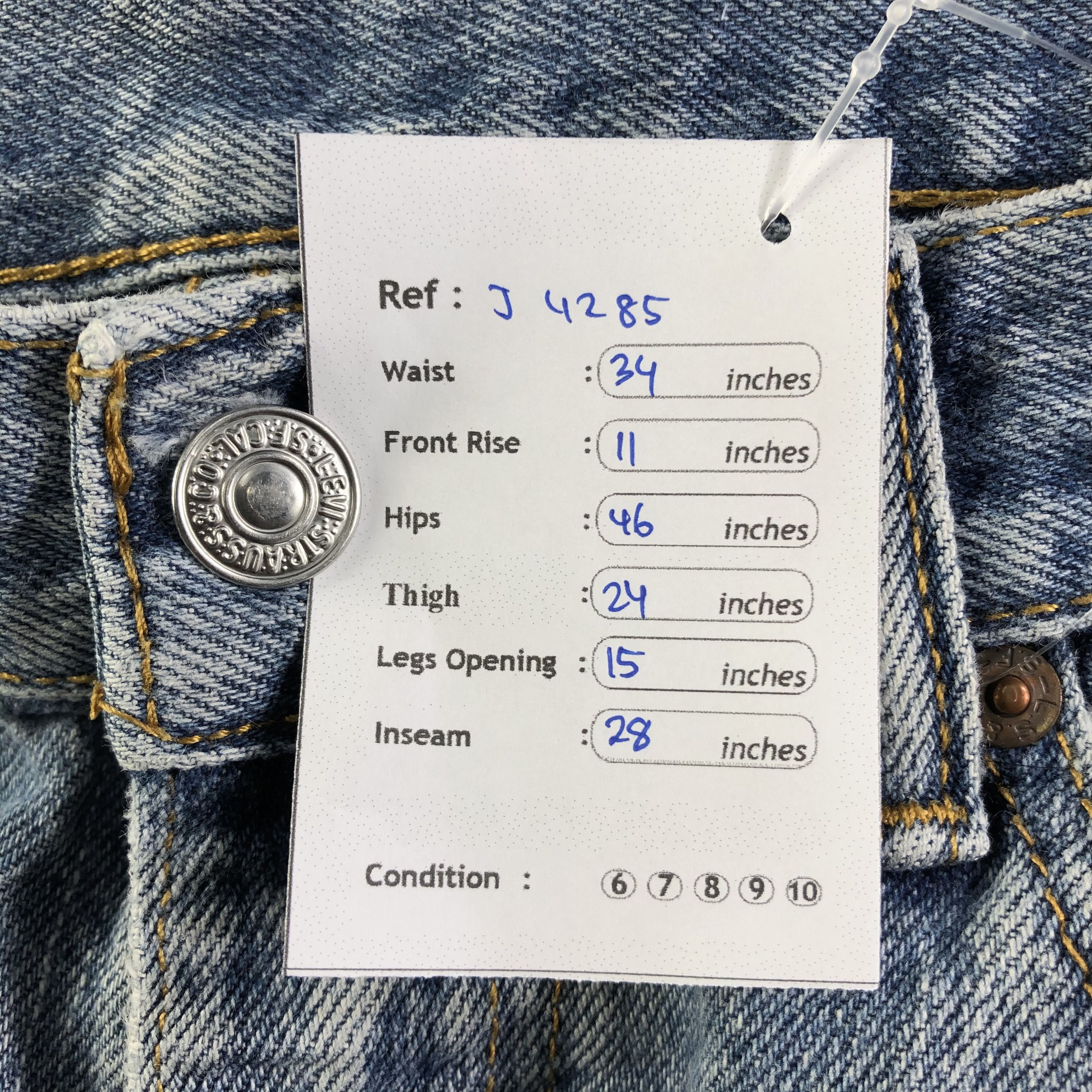 Levi's Vintage Levis 505 Jeans-J4285 Size US 34 / EU 50 - 13 Thumbnail
