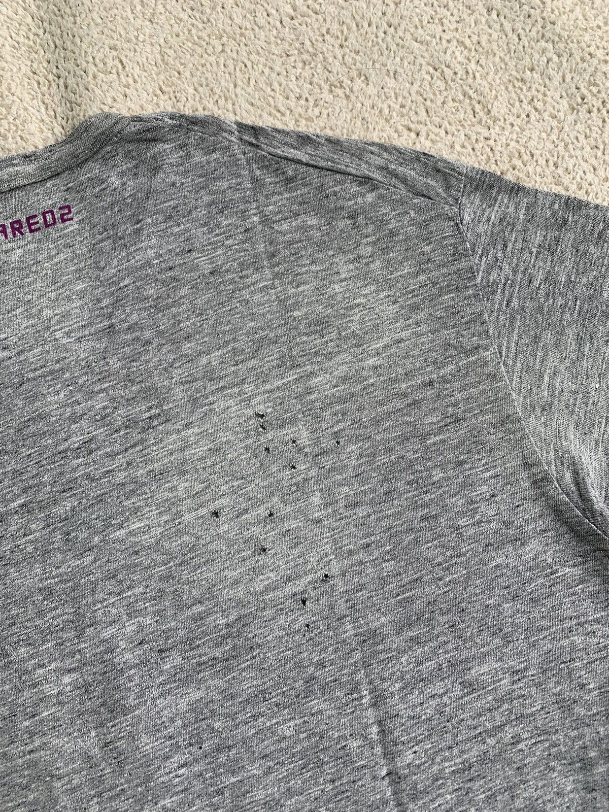 Dsquared2 × Vintage vtg dsquared2 distressed poem short sleeve t shirt Size US M / EU 48-50 / 2 - 9 Thumbnail