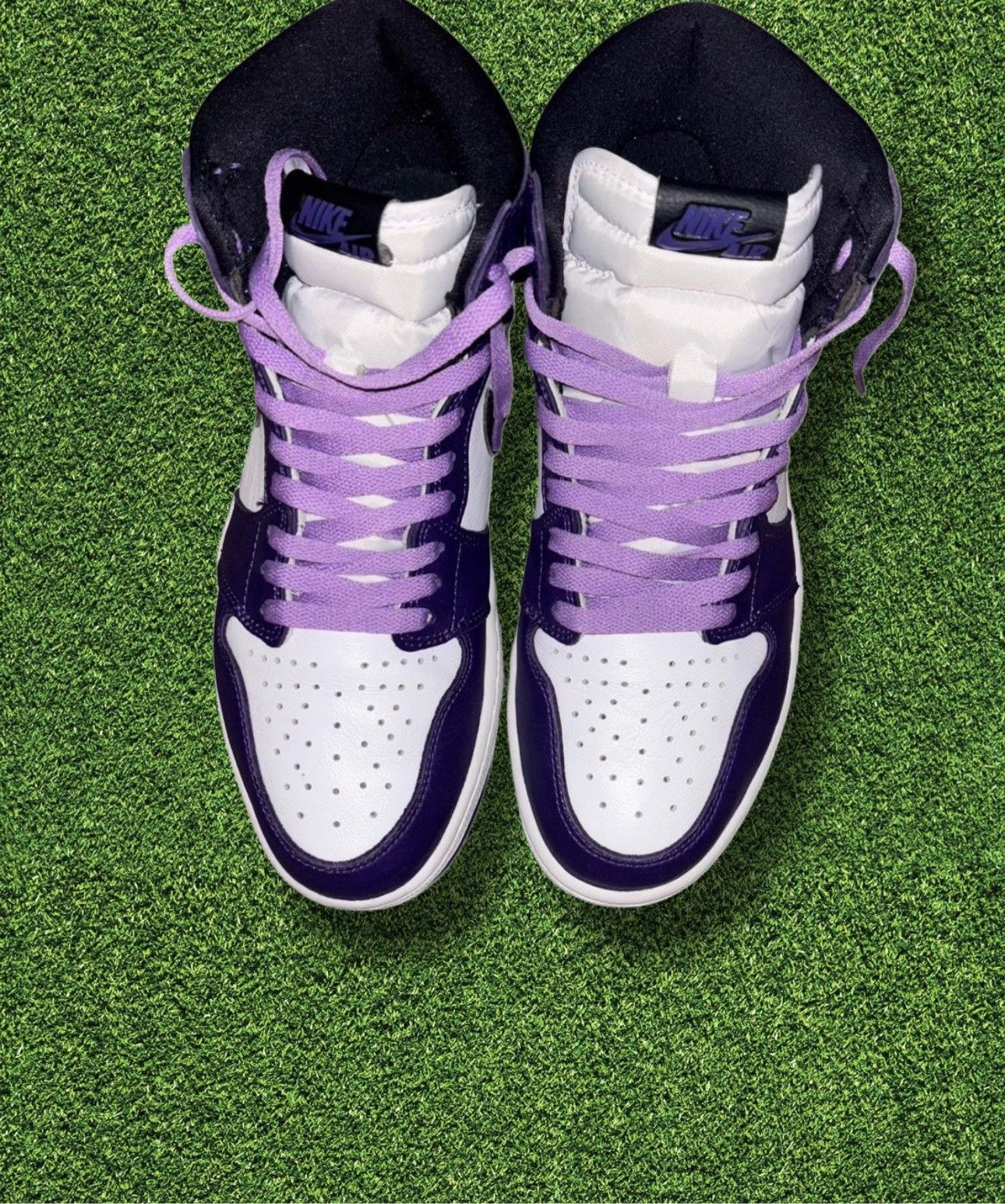 Jordan Brand × Nike Air Jordan 1 Retro High Court Purple Size US 10 / EU 43 - 3 Thumbnail