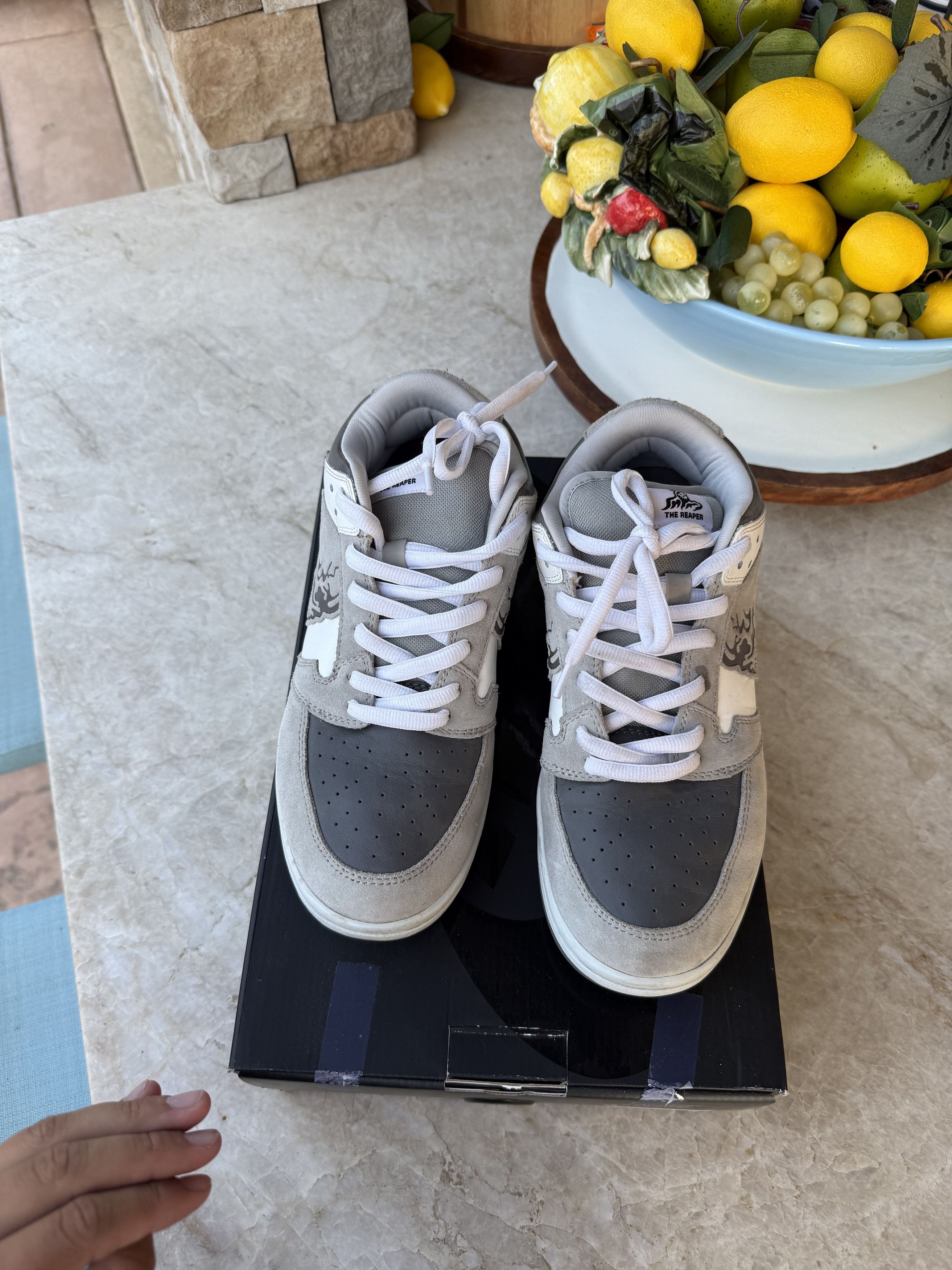 Warren Lotas Warren Lotas Reaper Dunk Sneaker (Clean Slate) Size US 9 / EU 42 - 4 Thumbnail