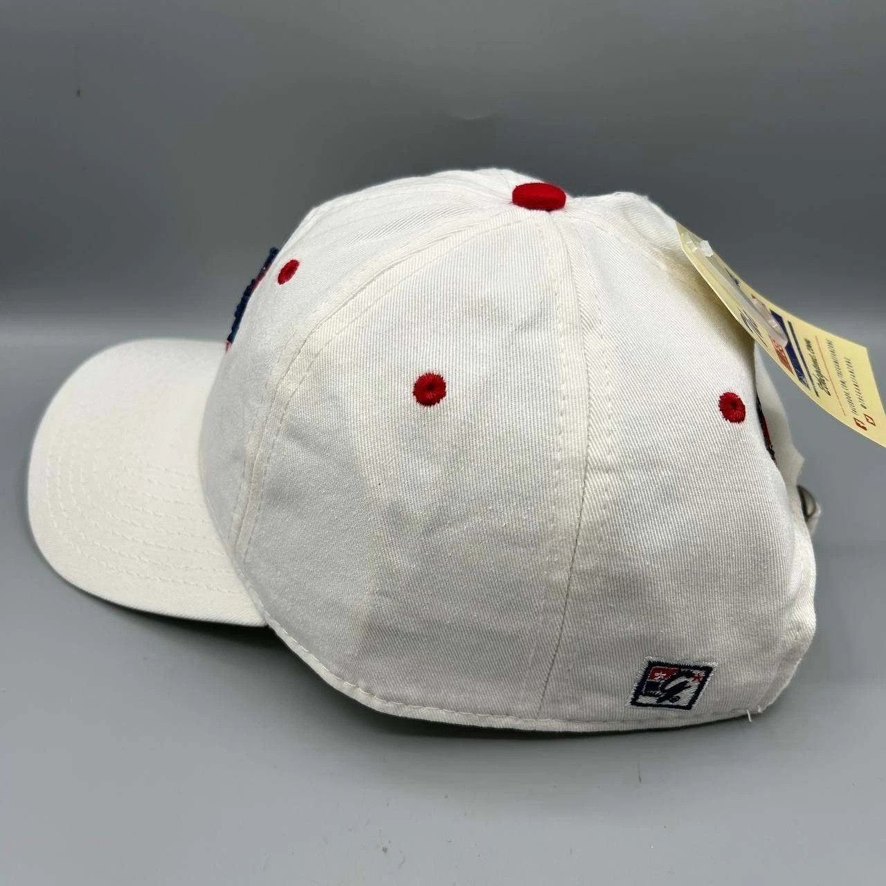 The Game Vintage Toledo Mud Hens Hat Men White MiLB Strap Back Cotton Size ONE SIZE - 6 Thumbnail