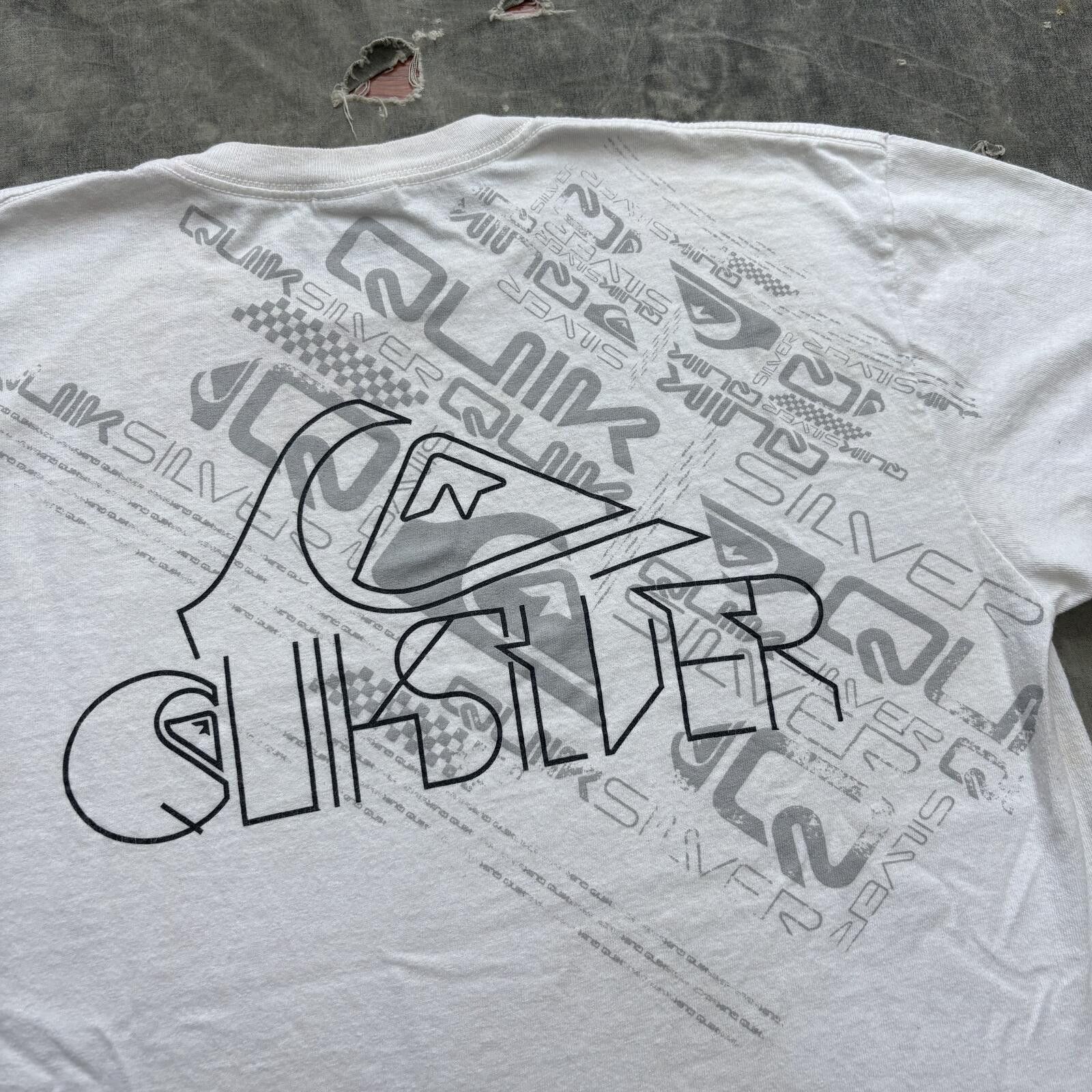 Quiksilver Vintage Y2K Quiksilver Graphic Surf Skate Snowboard Shirt Size US M / EU 48-50 / 2 - 4 Thumbnail