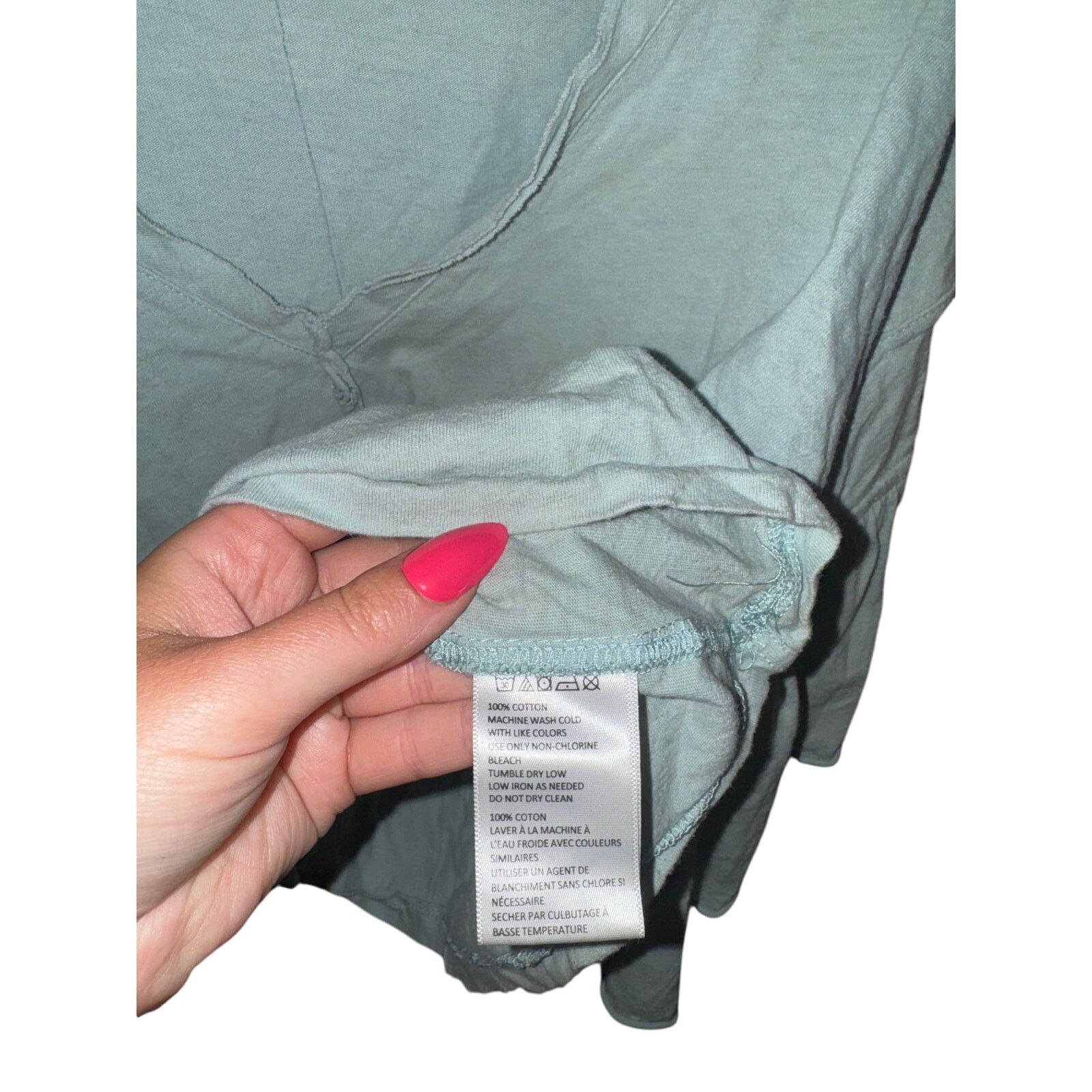 Urban Outfitters Urban Outfitters Babydoll Turquoise Crop Top Size M / US 6-8 / IT 42-44 - 5 Thumbnail