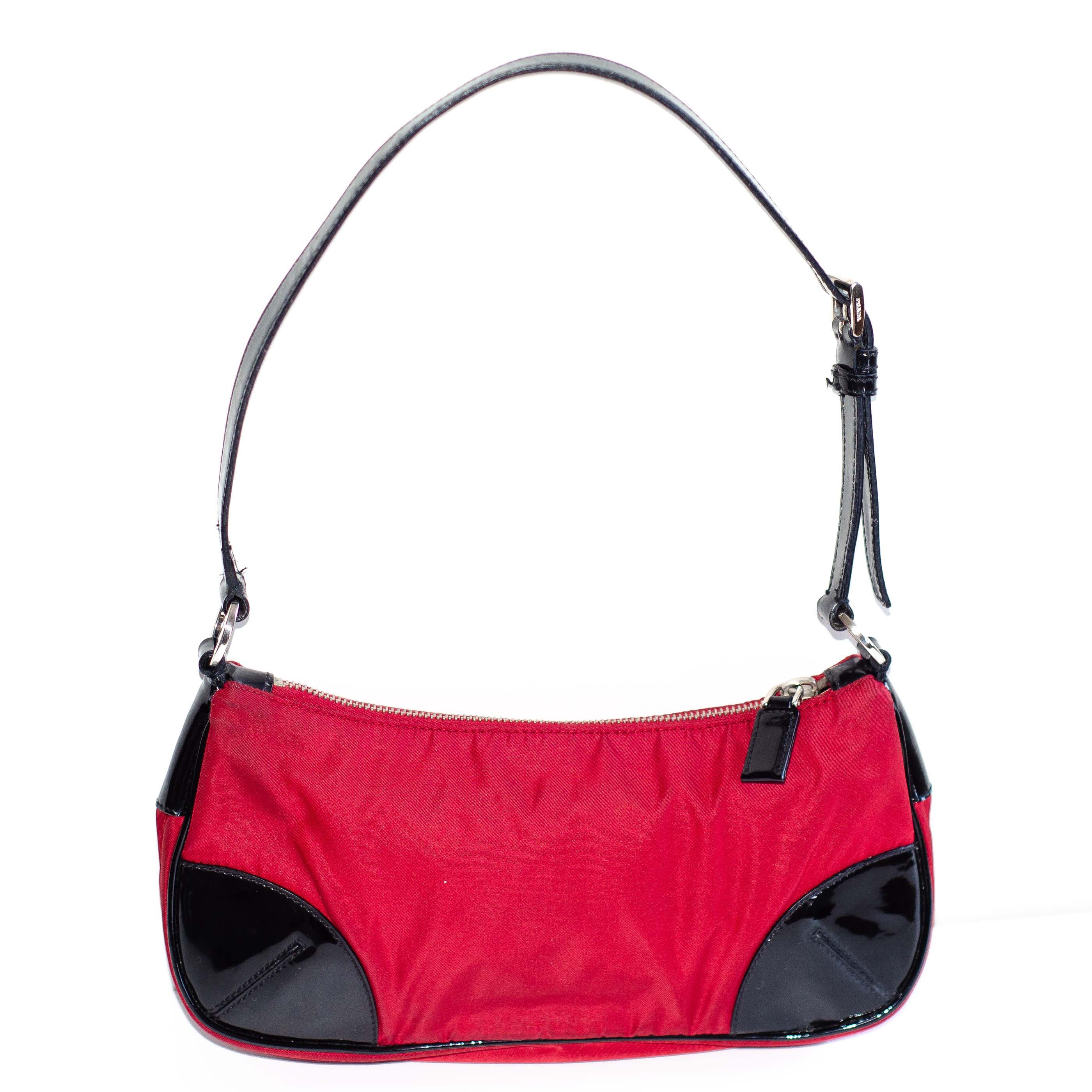 Prada Archive Handbag Shoulder Bag red