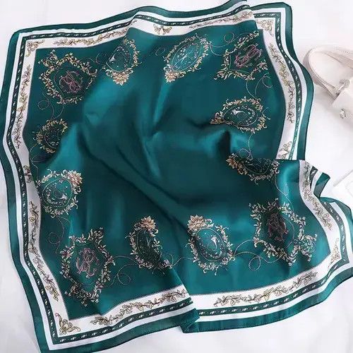 Other Simple Silk Square Scarf Size ONE SIZE - 4 Thumbnail