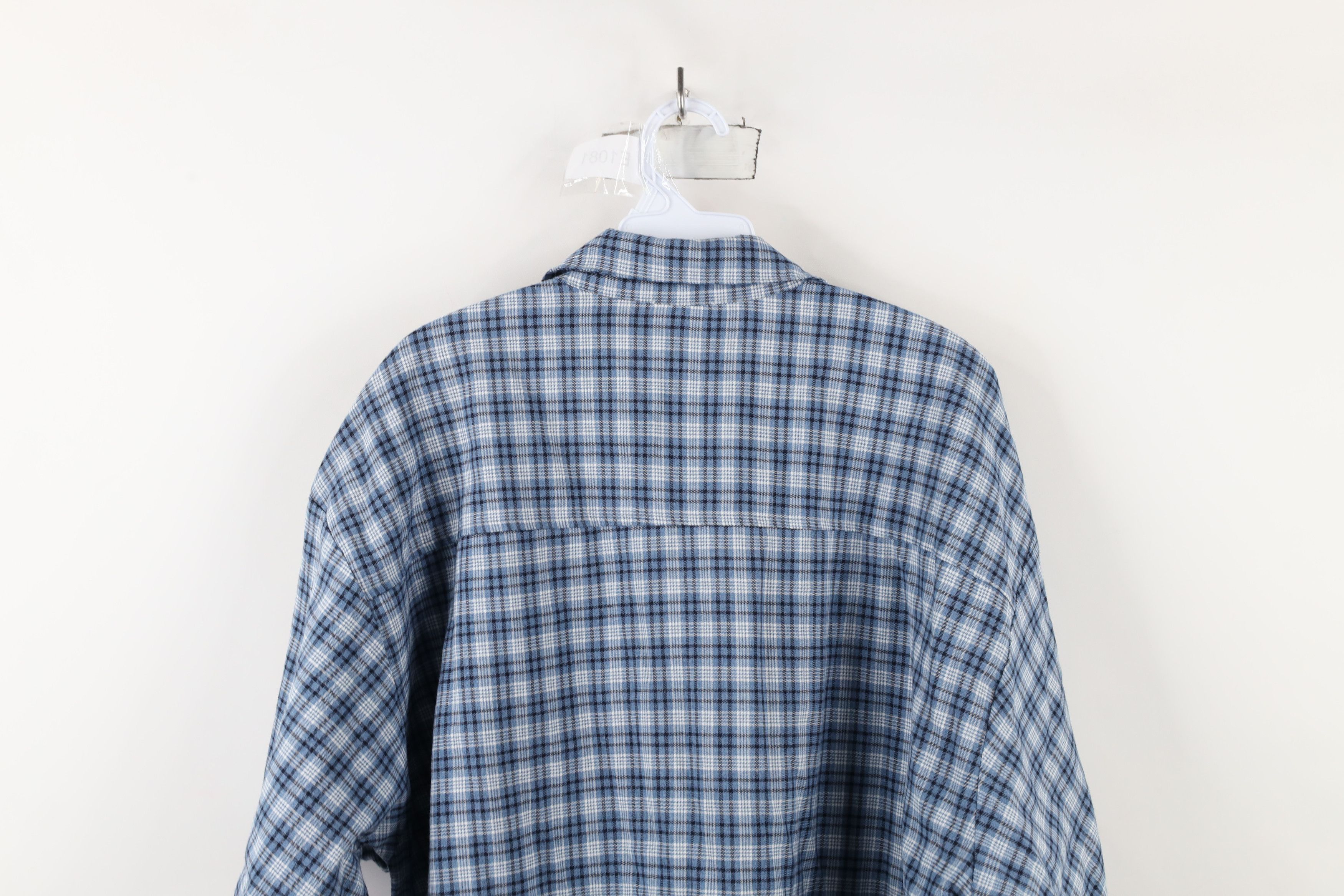 Tommy Hilfiger × Vintage Vintage 90s Tommy Hilfiger Short Sleeve Button Shirt Plaid Size US XL / EU 56 / 4 - 10 Thumbnail