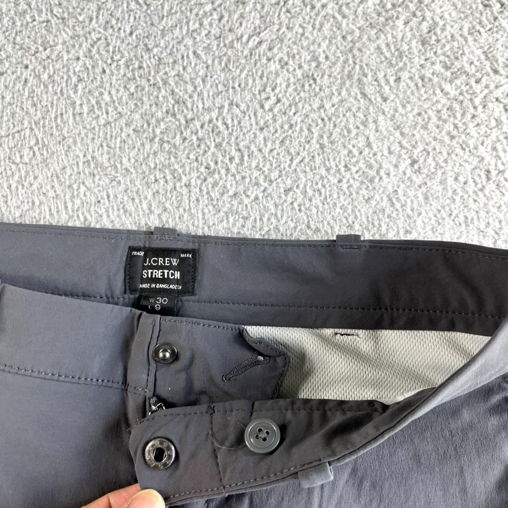 J.Crew J.CREW Shorts Mens 30 Gray Chino Hybrid Performance Stretch Golf Outdoor Casual Travel Beach Outdoor Sports Size US 30 / EU 46 - 3 Thumbnail