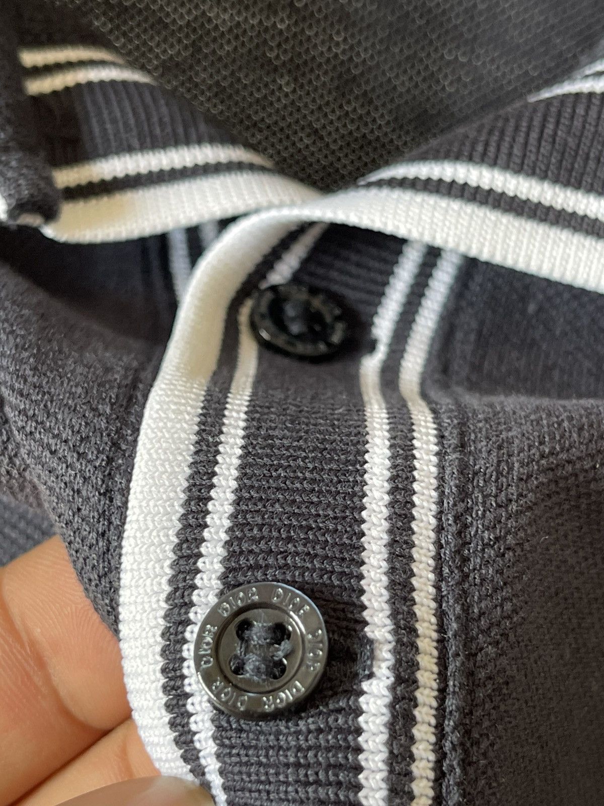 Hedi Slimane Dior Homme Bee Polo Tee 10 Size US L / EU 52-54 / 3 - 6 Thumbnail