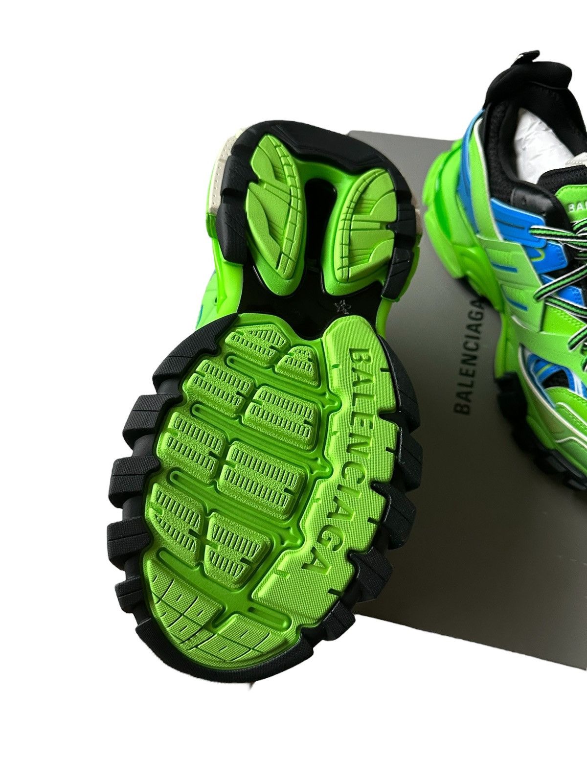 Balenciaga Balenciaga Track Green/Blue Size US 7 / EU 40 - 4 Thumbnail