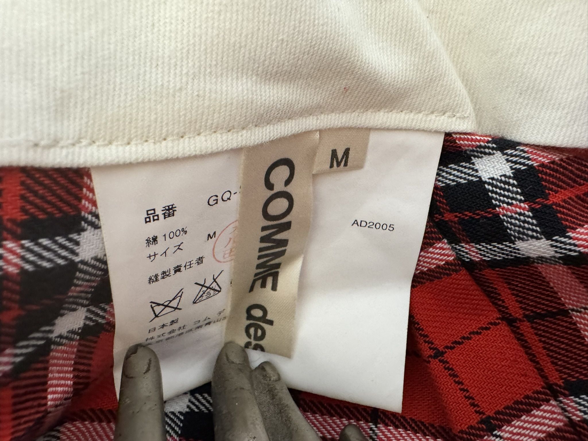 Comme des Garcons Comme des Garçons AD2005 Red Royal Tartan Pleated Skirt Size M / US 6-8 / IT 42-44 - 6 Thumbnail