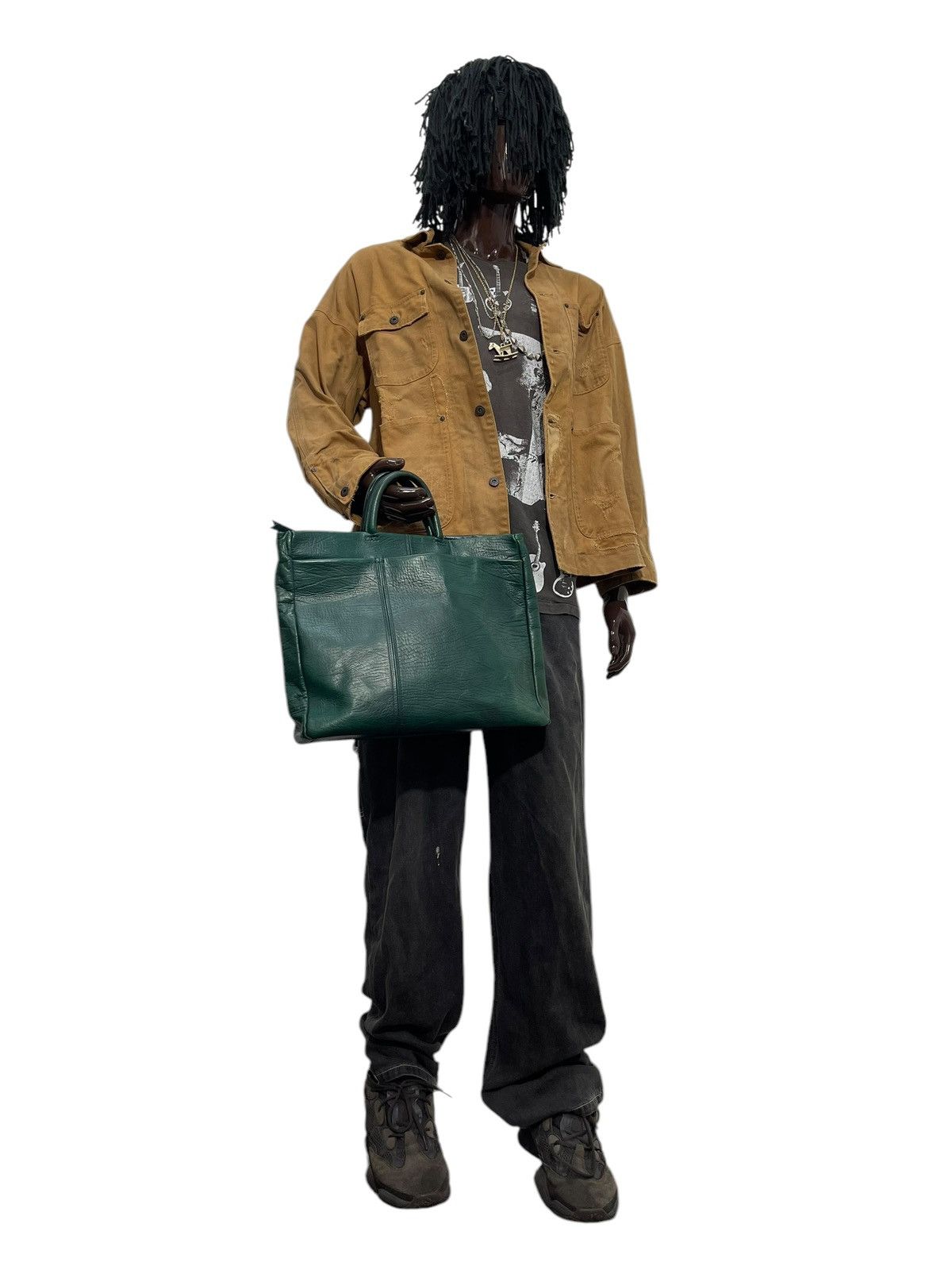 Genuine Leather Full Leather M+ Tenera Japan Cowhide Tote Bag 1🟩3 Size ONE SIZE - 3 Thumbnail
