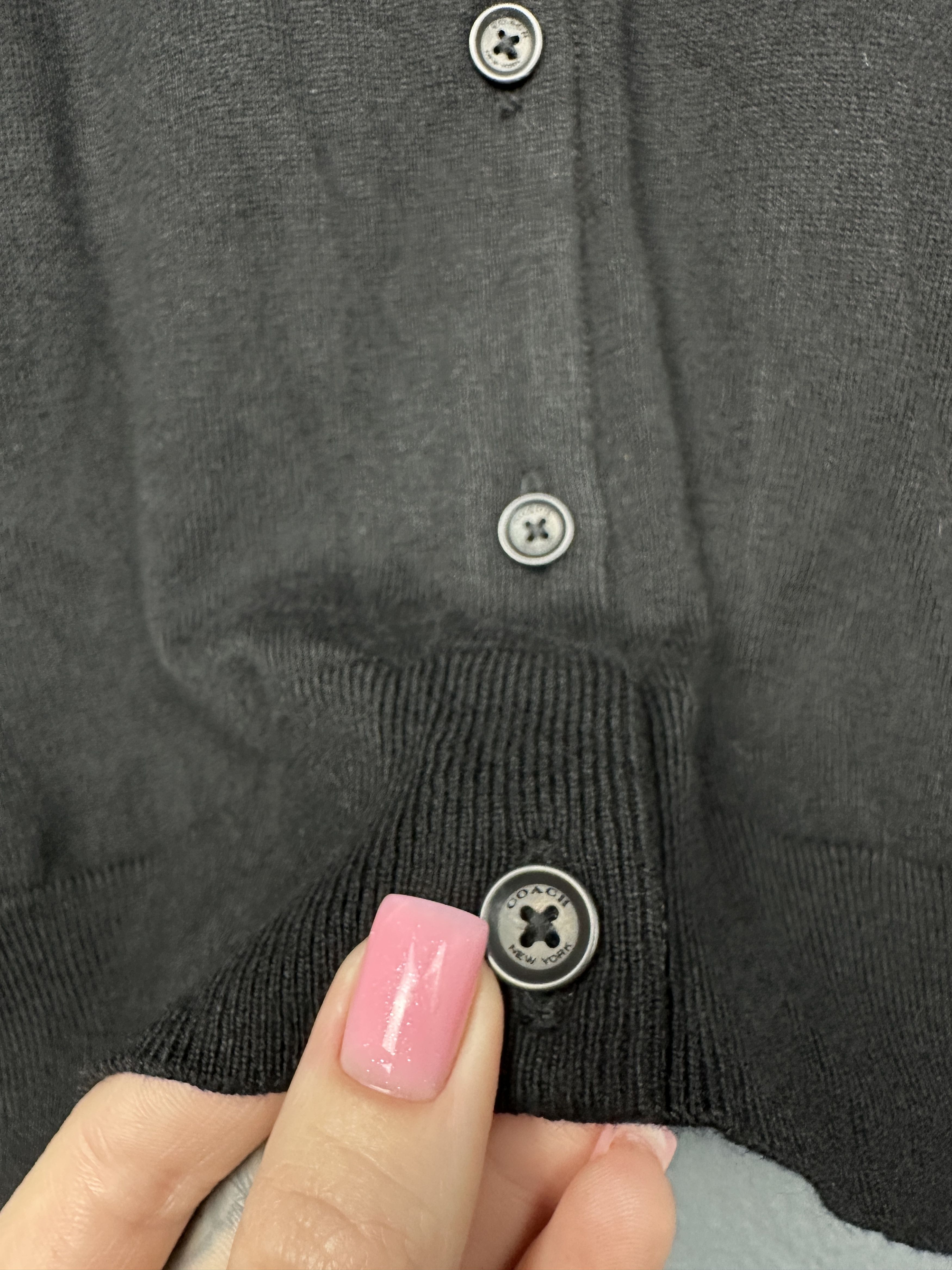 Coach Coach New York Womens Cardigan Sweater Size S / US 4 / IT 40 - 4 Thumbnail