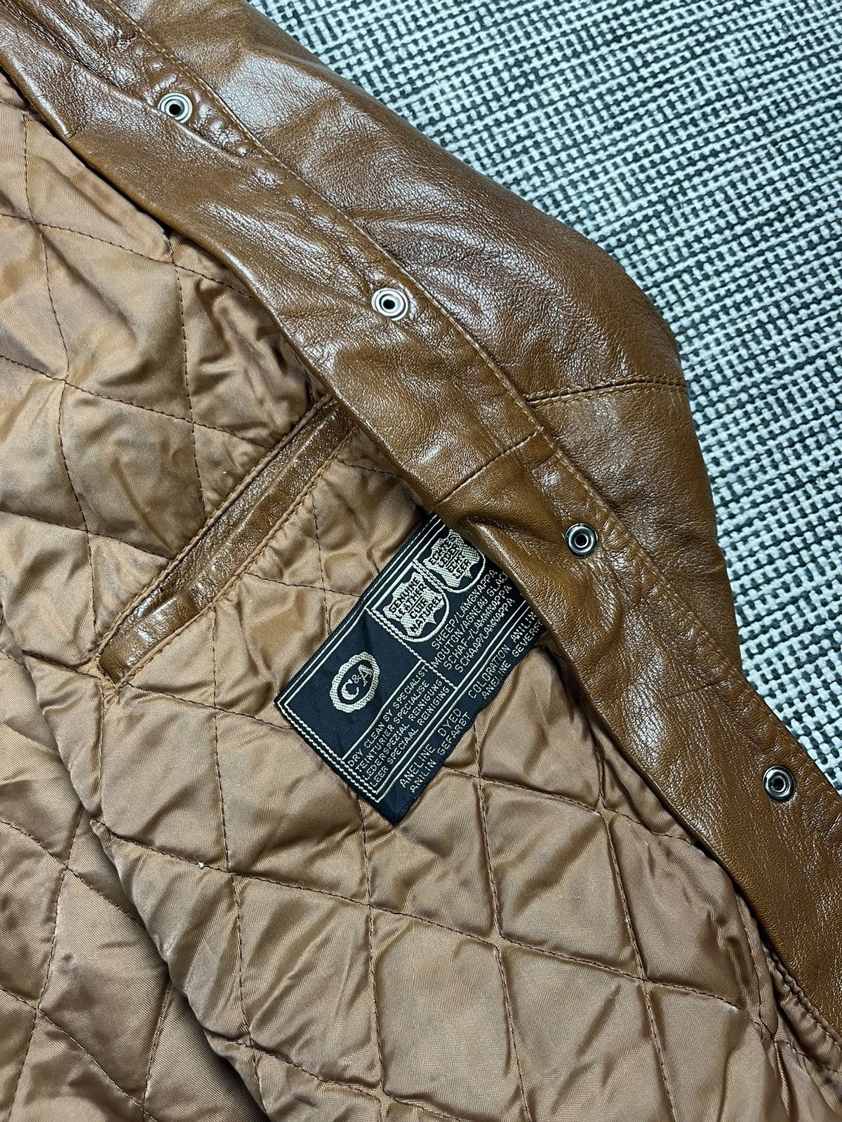 Genuine Leather Vintage genuine leather coat/parka with fringes cowboy style Size US L / EU 52-54 / 3 - 10 Thumbnail