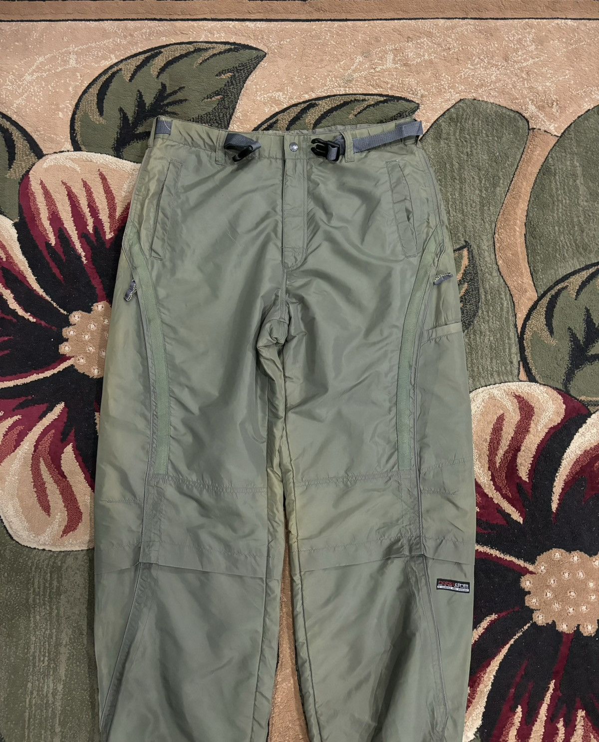 Ecko Unltd. × Hobo × JNCO RARE🔥HOBO DNM BAGGY PARACHUTE SURVIVAL NYLON PANTS Size US 35 - 4 Thumbnail