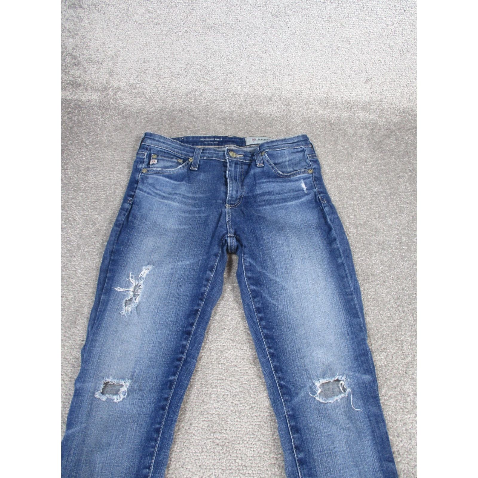 AG Jeans AG Jeans Womens 27 The Legging Ankle Medium Wash Denim Skinny Size 27" / US 4 / IT 40 - 3 Thumbnail