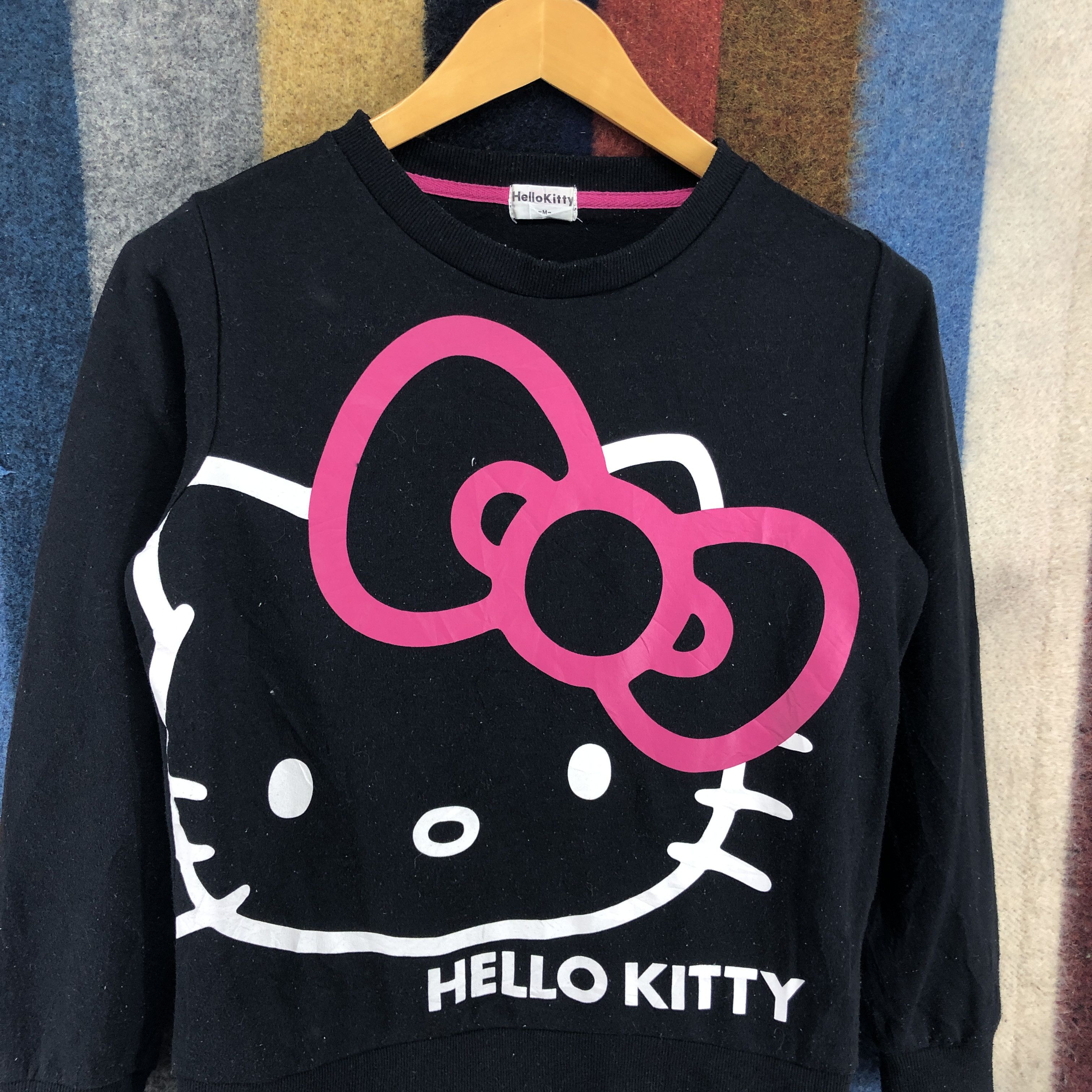 Japanese Brand HELLO KITTY by SANRIO Crew Neck Sweatshirt #0206/J Size S / US 4 / IT 40 - 2 Thumbnail